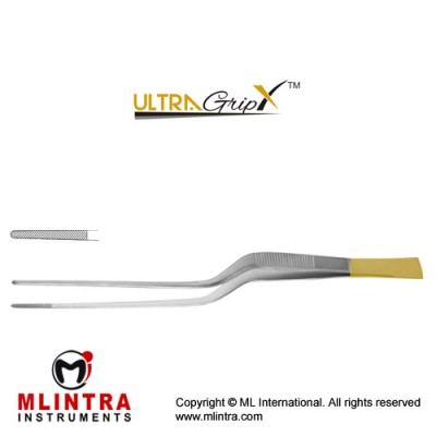 UltraGrip™ TC Cushing-Taylor Dressing Forcep Bayonet Shaped Stainless Steel, 18.5 cm - 7 1/4" UltraGrip™ TC Cushing-Taylor Dressing Forcep Bayonet Shaped Stainless Steel, 18.5 cm - 7 1/4"